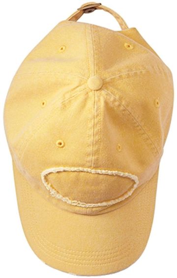 Authentic Pigment Pigment-Dyed Raw-Edge Patch Baseball Cap