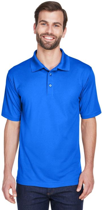 UltraClub Men's Tall Cool & Dry Mesh Pique Polo