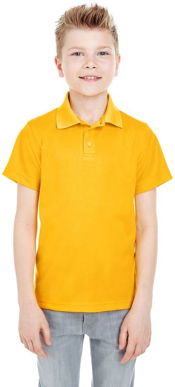 UltraClub Youth Cool & Dry Mesh PiquePolo