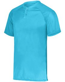 Augusta Sportswear Adult Unisex 100% Polyester Wicking Attain 2-Button Baseball Jersey