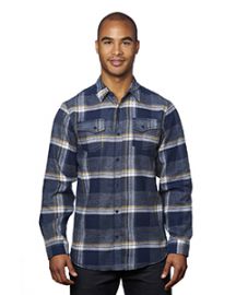 Burnside Men's Snap-Front Flannel Shirt