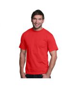 Bayside Adult Short-Sleeve T-Shirt with Pocket