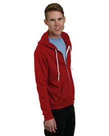 Bayside Unisex 7-ounce., 50/50 Full-Zip Fashion Hooded Sweatshirt