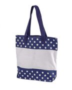 BAGedge Canvas Print Tote Bag - 14.5" w x 15" h x 1" d