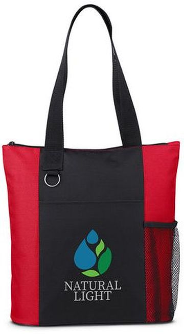 Essential Trade Show Zippered Tote Bag  - 14" w x 13.75" h x 4.75" d