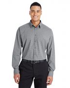 Devon & Jones CrownLux Performance™ Men's Tonal Mini Check Shirt