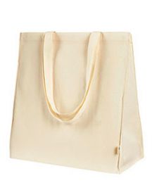 econscious 4.7oz 100% Organic Cotton Go Lite Tote Bag - 14.5"W x 15.5"H x 7"D
