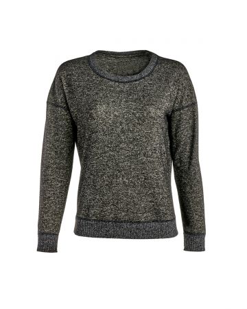 J America Ladies' Cozy Crewneck Sweatshirt