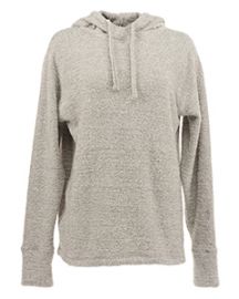 J America Ladies' Teddy Fleece Scuba Hoodie