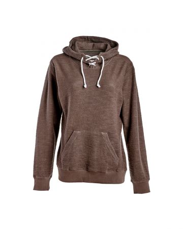 J America Ladies' Sport Lace Scuba Hooded Sweatshirt