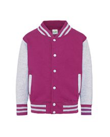 Just Hoods By AWDis Youth 80/20 Heavyweight Letterman Jacket