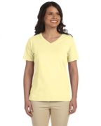 LAT Ladies' Premium Jersey V-Neck T-Shirt