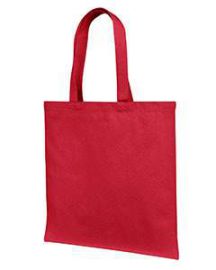 Liberty Bags 12-ounce., Cotton Canvas Tote Bag With Self Fabric Handles - 15"W x 16"H