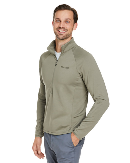 Marmot Men's Leconte Fleece 92% Recycled Polyester, 8% Elastane Half-Zip Pullover Jacket With Pockets