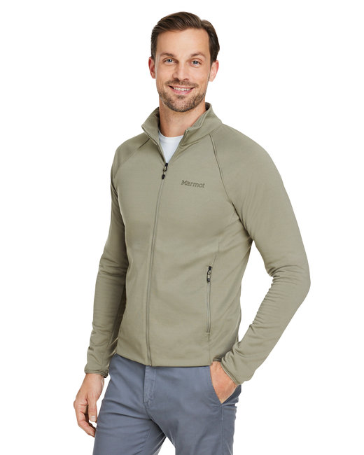 Marmot Men's Leconte Fleece 92% Recycled Polyester, 8% Elastane Full-Zip Jacket With Pockets