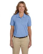 Harriton Ladies' 5.6-ounce. Easy Blend Polo