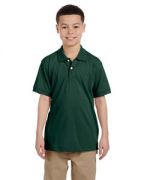 Harriton Youth 5.6-ounce. Easy Blend™ Polo