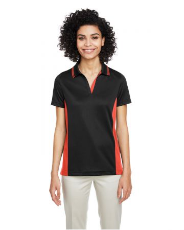 Harriton Ladies' Flash Snag Protection Plus IL Colorblock Polo