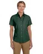 Harriton Ladies' Barbados Textured CampShirt