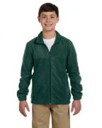 Harriton Youth 8-ounce. Full-Zip Fleece