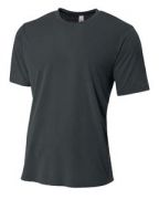A4 Men's Short Sleeve Spun Poly T-Shirt