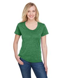 A4 Ladies' Tonal Space-Dye T-Shirt