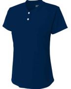 A4 Ladies' Tek 2-Button Henley Shirt