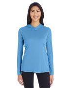 Team 365 Ladies' Long Sleeve Zone Performance Hoodie T-Shirt