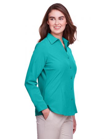 UltraClub Ladies' Bradley Performance Woven Shirt