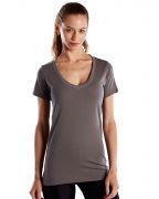 US Blanks Ladies' Made in USA Short-Sleeve V-Neck T-Shirt