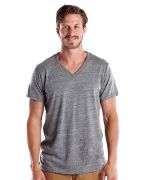 US Blanks Men's 4.9-ounce. Short-Sleeve Triblend V-Neck