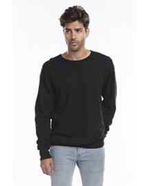 US Blanks Men's Garment-Dyed Heavy French Terry Crewneck Sweatshirt