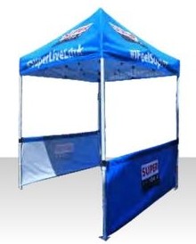 Event Pop-Up Tent With Side Rails and Frame 10 x 10