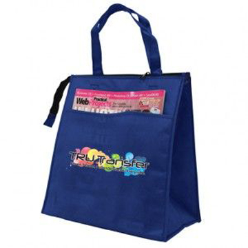 Recycled Insulated Shopper Cooler Tote Bag - 11.5" x 14" x 8.5"