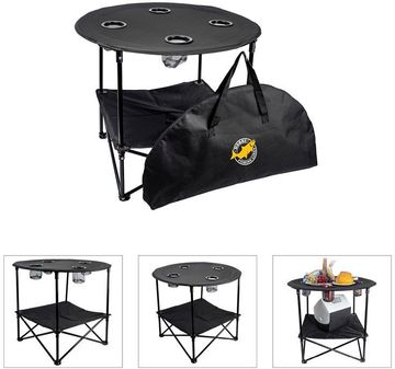 Calumet Portable 27 1/2 Diameter Camping Table - 28" W x 24 1/4" H x 28" D