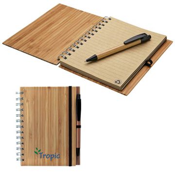 Bamboo Notebook w/ Bamboo Ballpoint Pen