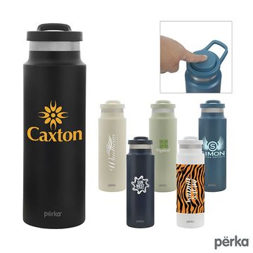 Perka Monroe 24 oz. Double Wall Recycled Stainless Steel Water Bottle